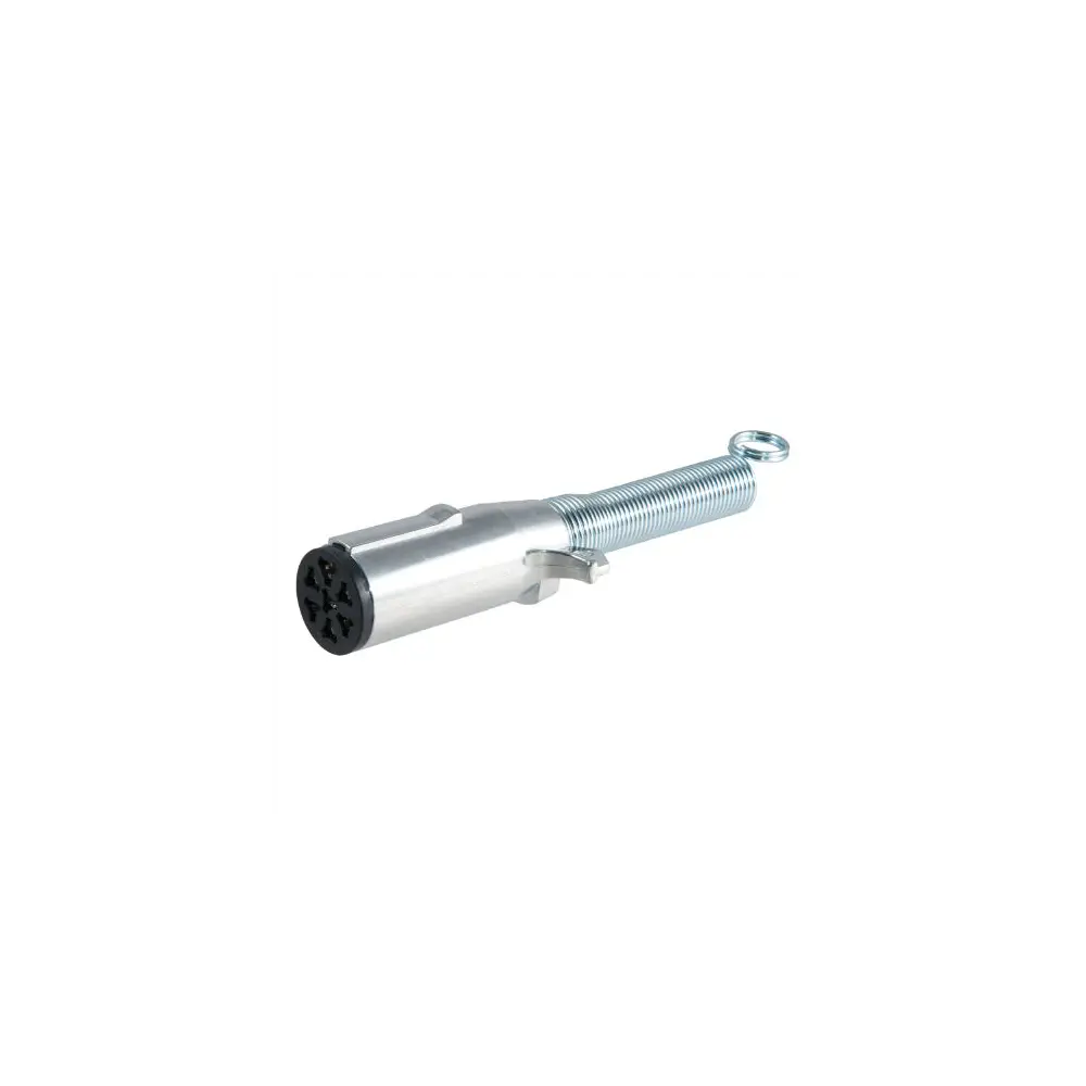 7-Way Round Connector Plug with Spring (Trailer Side) - CUR58180